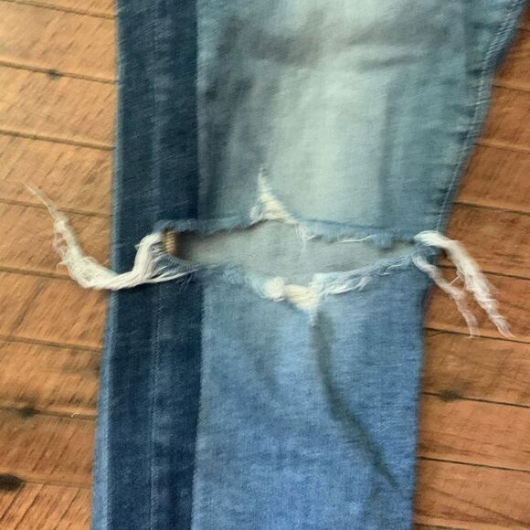 Madewell The High-Rise Slim Boy jean 29 side stripe normcore jeans - Picture 2 of 5